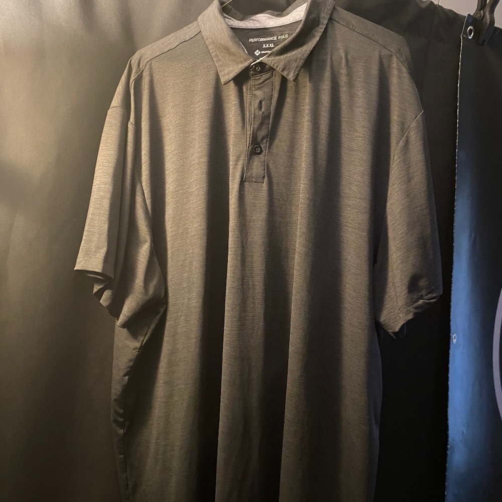 Charcoal Grey Men’s Performance Polo
